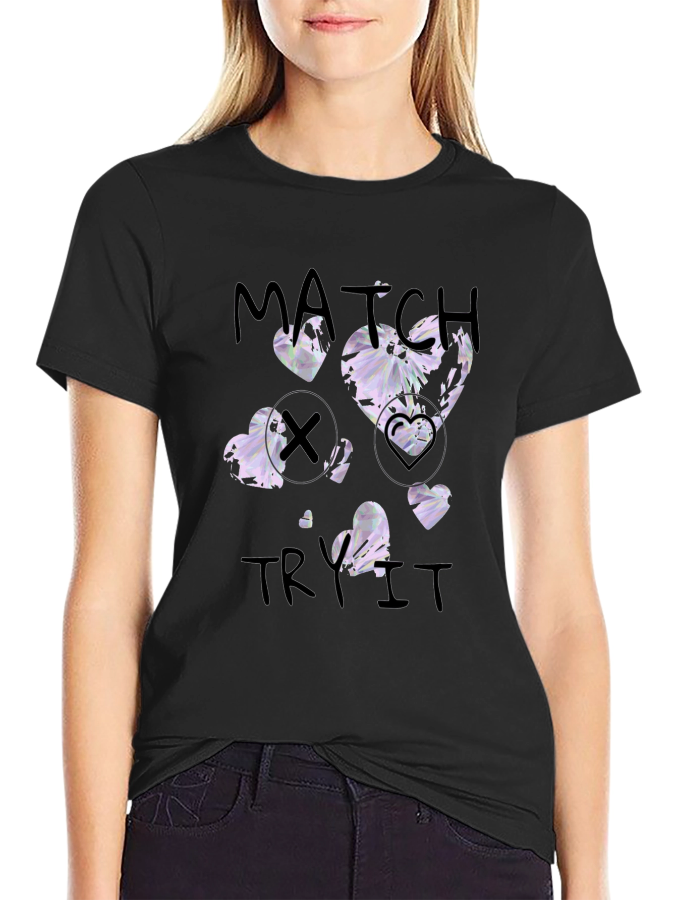 Match Try It Graphic T-Shirt
