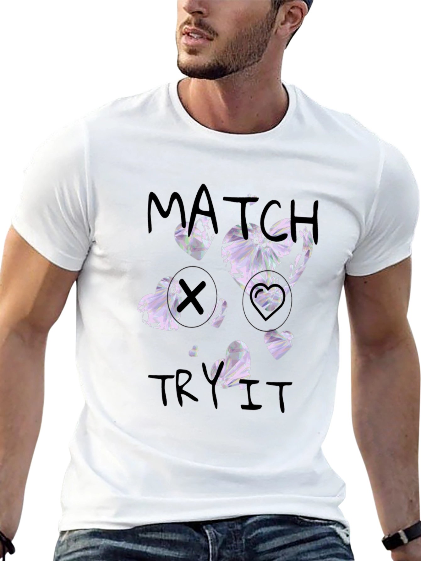 Match Try It Graphic T-Shirt