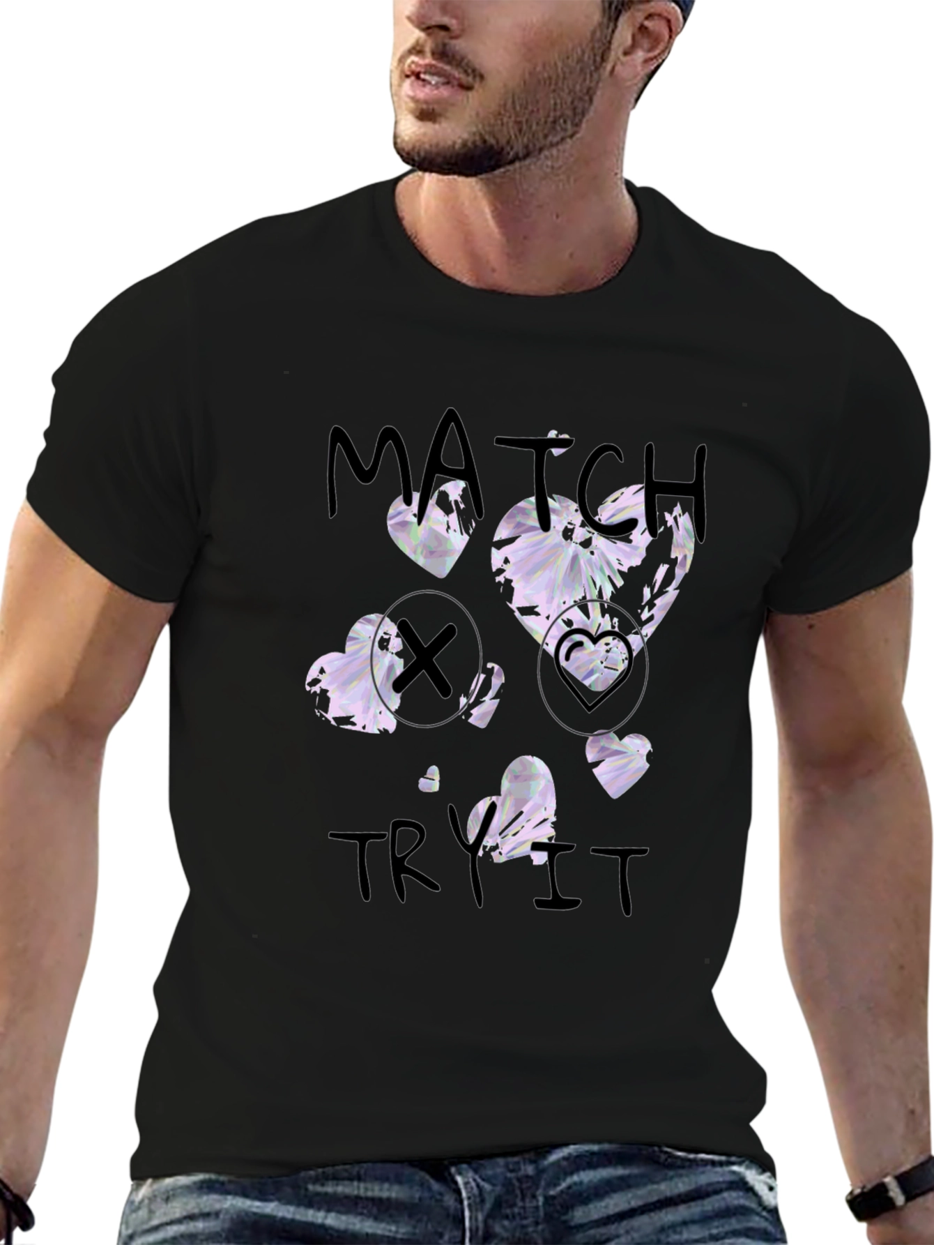 Match Try It Graphic T-Shirt