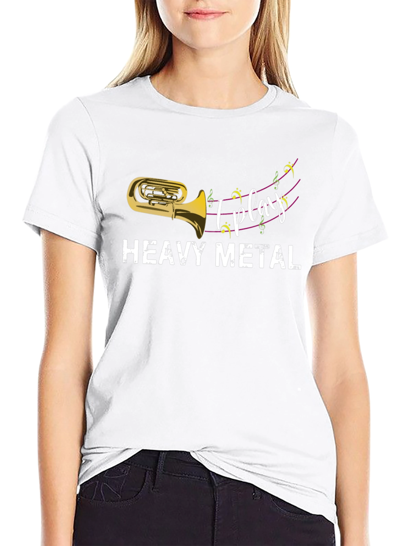 I Play Heavy Metal Tuba T-Shirt