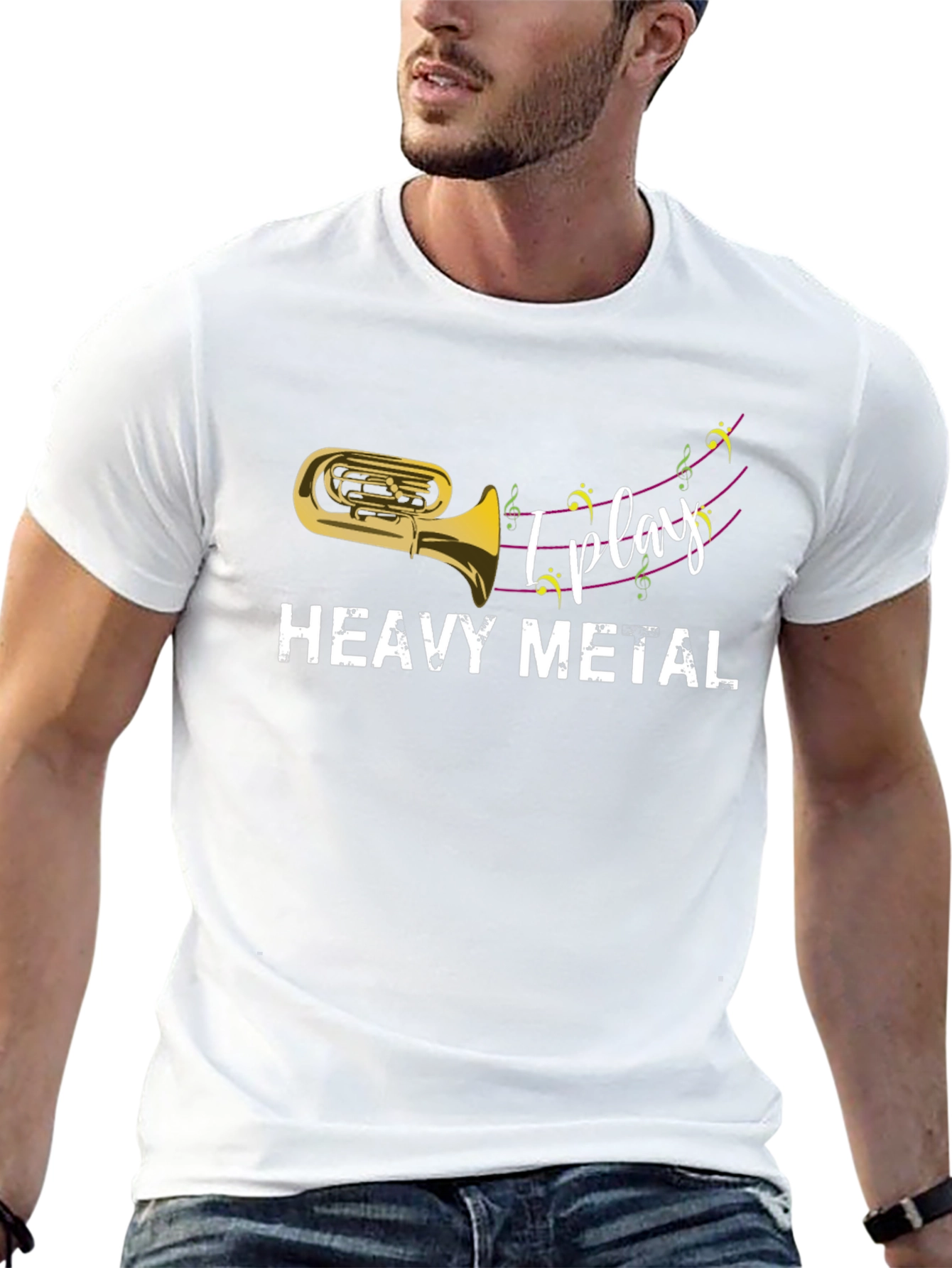 I Play Heavy Metal Tuba T-Shirt