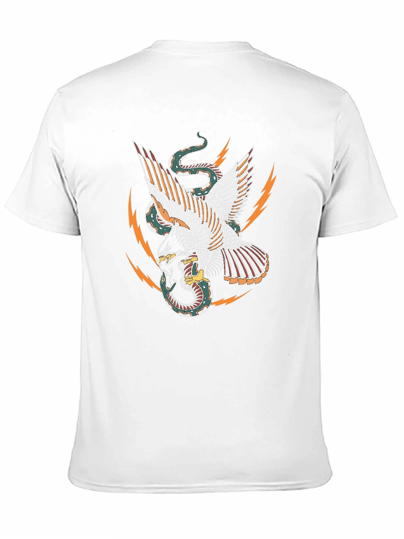 Eagle & Snake Graphic Tee - Black T-Shirt