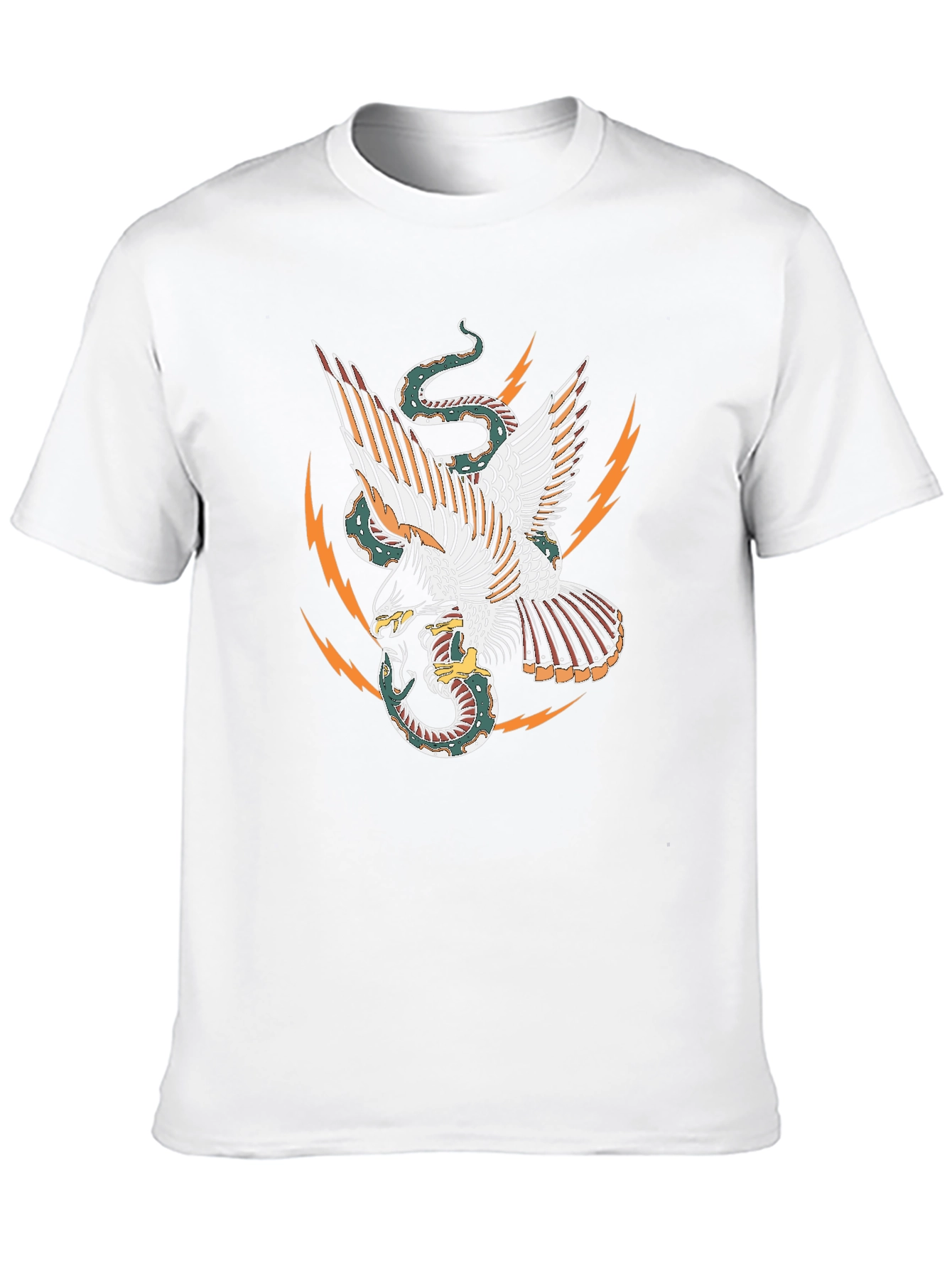 Eagle & Snake Graphic Tee - Black T-Shirt