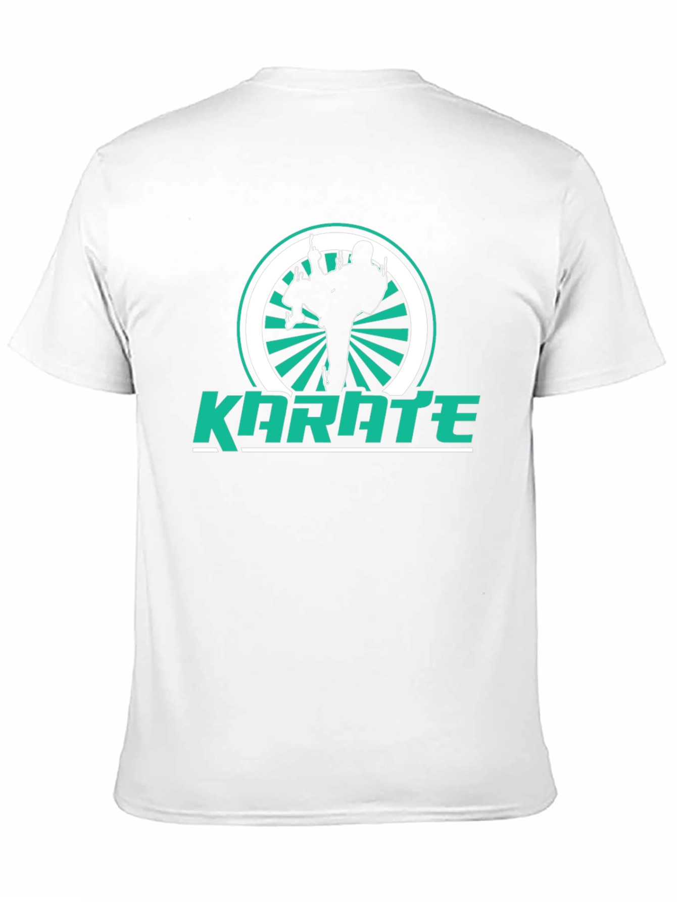 Karate Silhouette Graphic T-Shirt