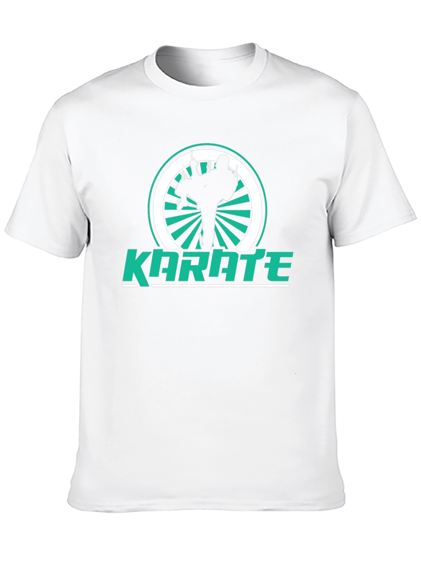 Karate Silhouette Graphic T-Shirt