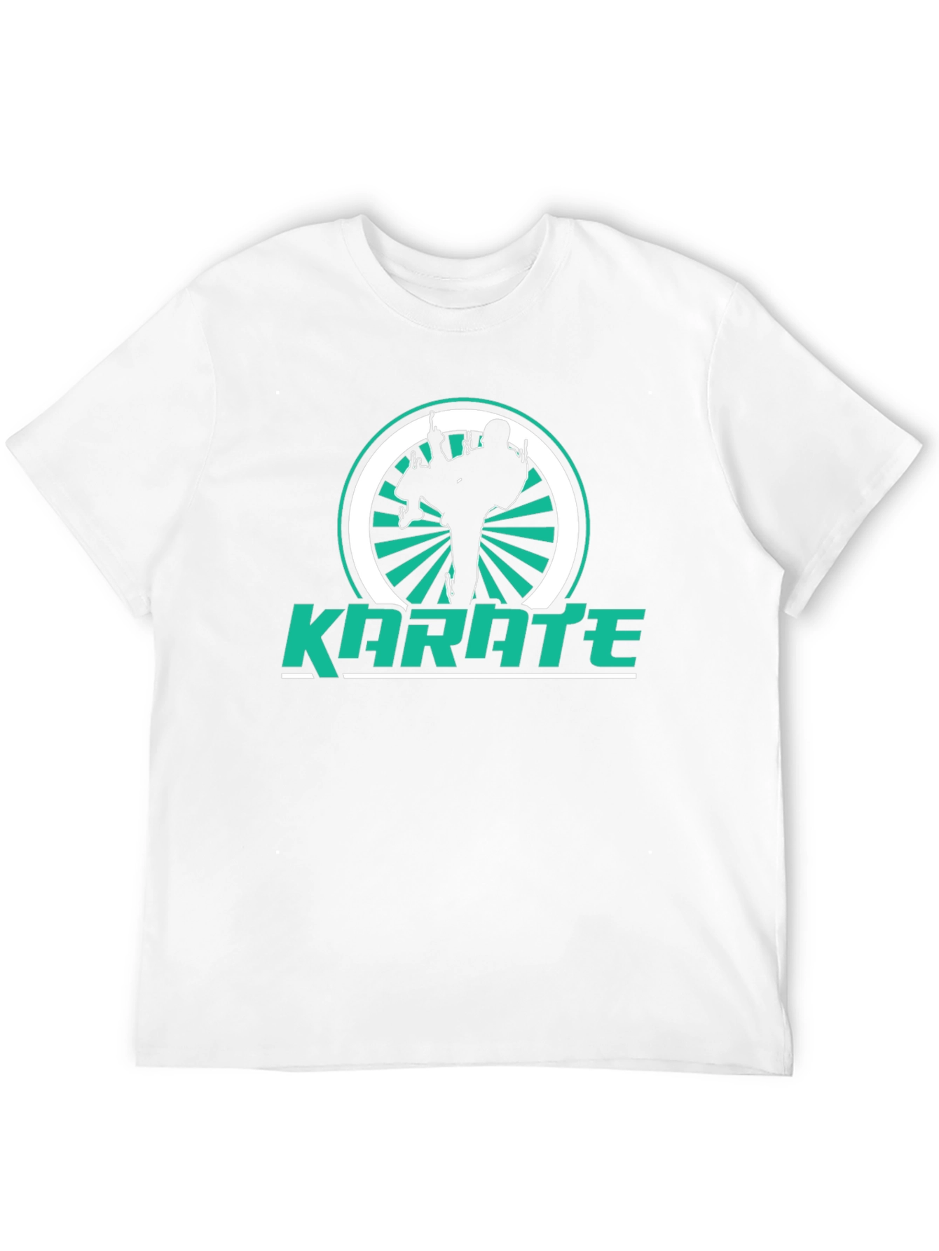 Karate Silhouette Graphic T-Shirt