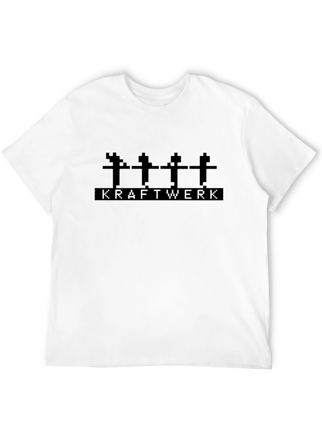 Kraftwerk Retro 8-bit Black T-Shirt