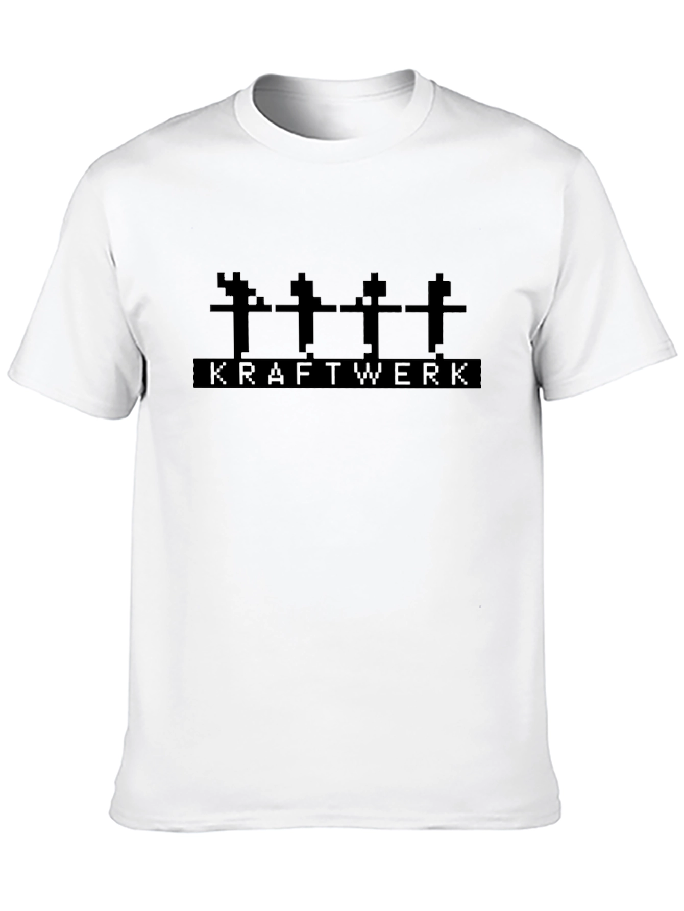Kraftwerk Retro 8-bit Black T-Shirt