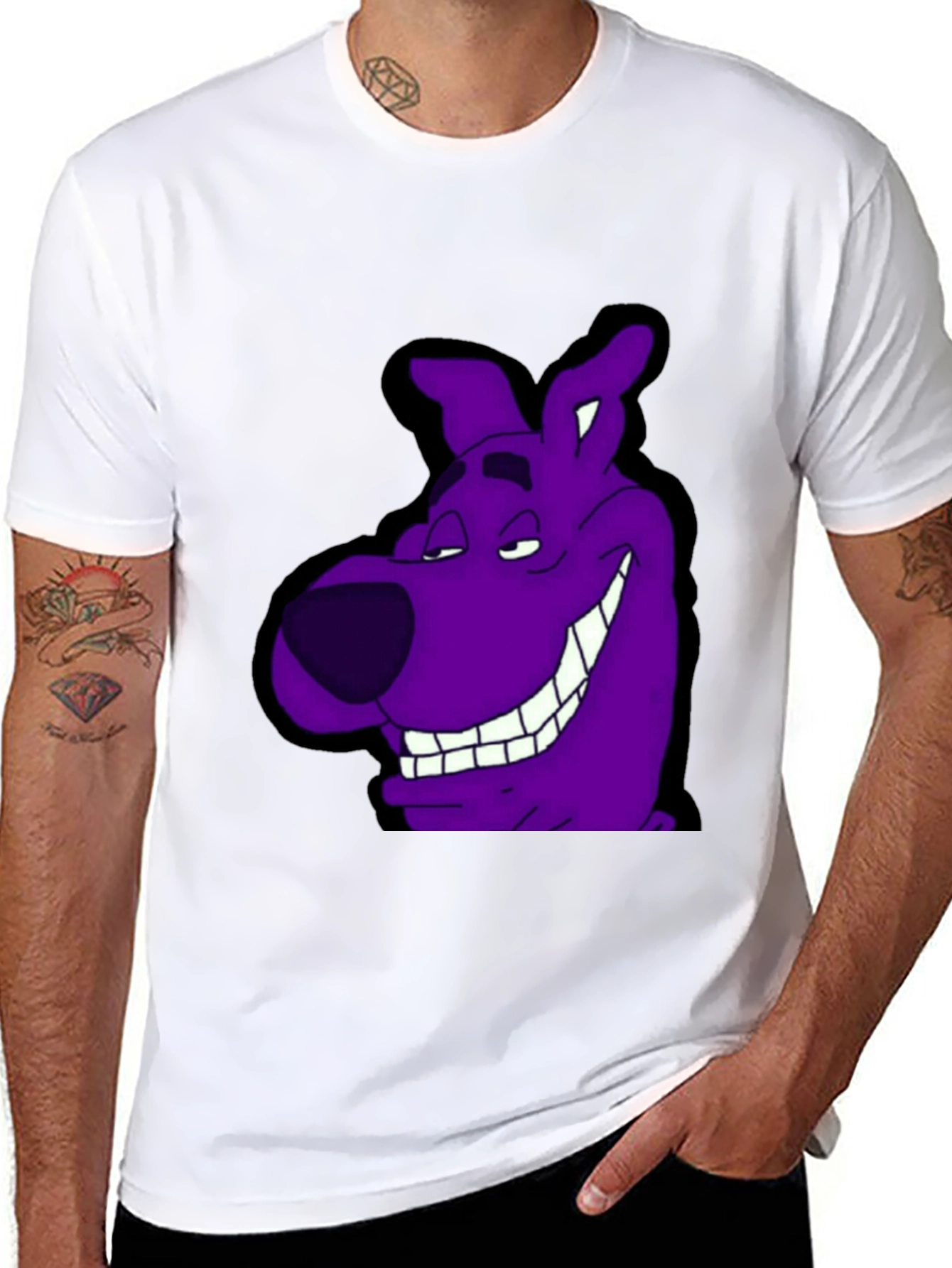 Purple Scooby-Doo Graphic T-Shirt