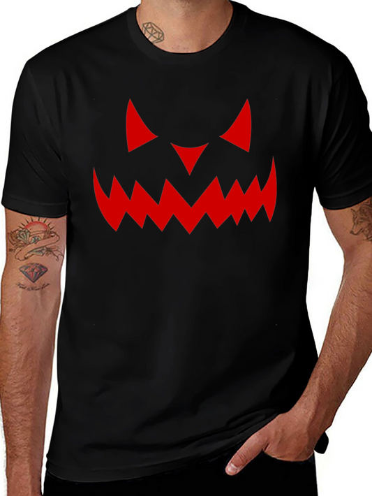 Spooky Pumpkin Face Graphic Tee