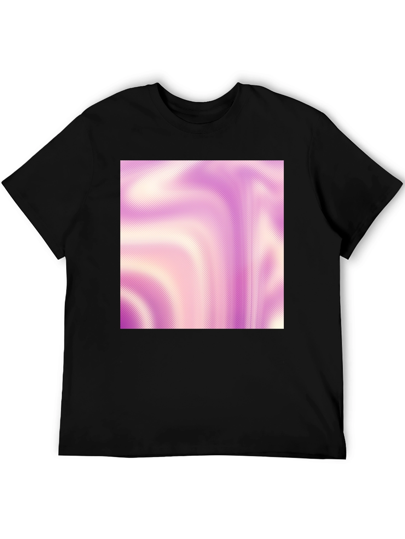 Abstract Swirl Tee - Modern Graphic Print T-Shirt