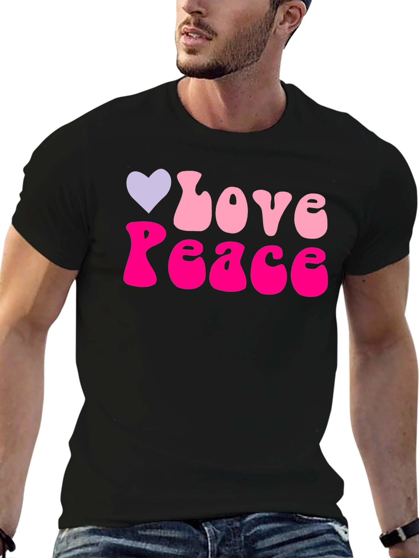 Love Peace T-Shirt: Groovy Retro Style