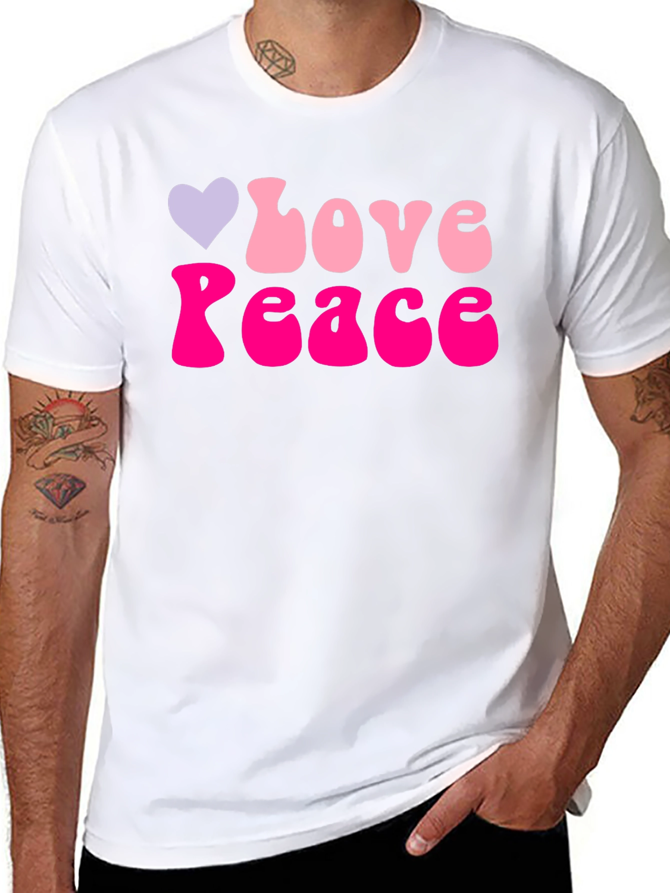 Love Peace T-Shirt: Groovy Retro Style