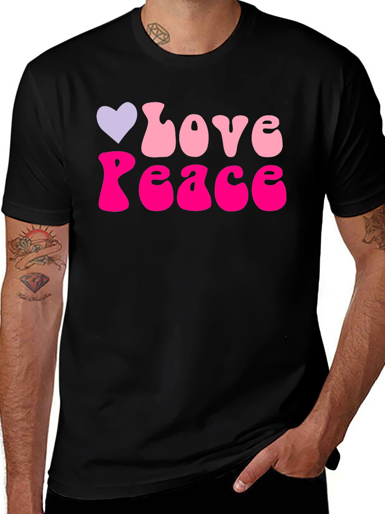 Love Peace T-Shirt: Groovy Retro Style