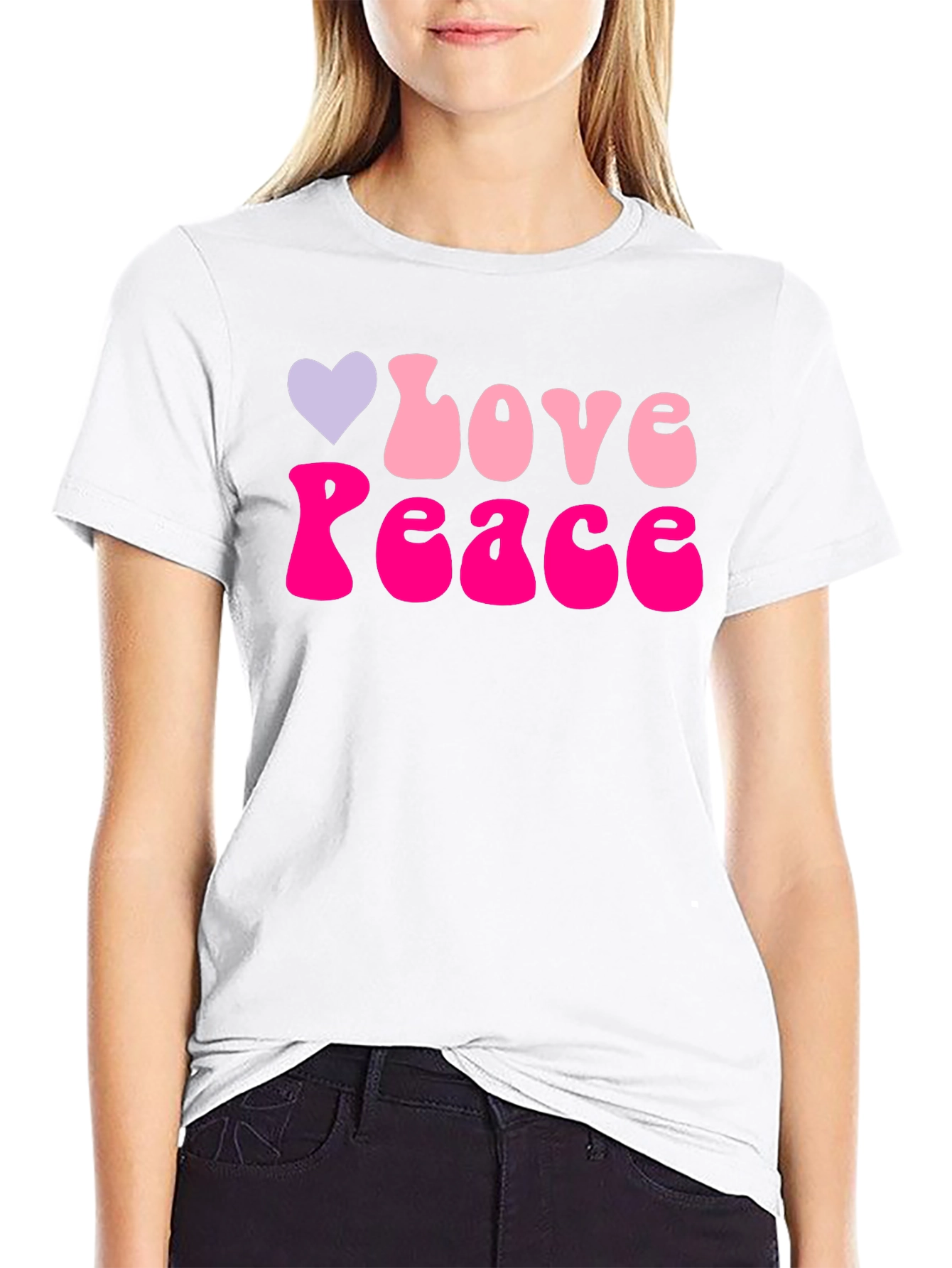 Love Peace T-Shirt: Groovy Retro Style