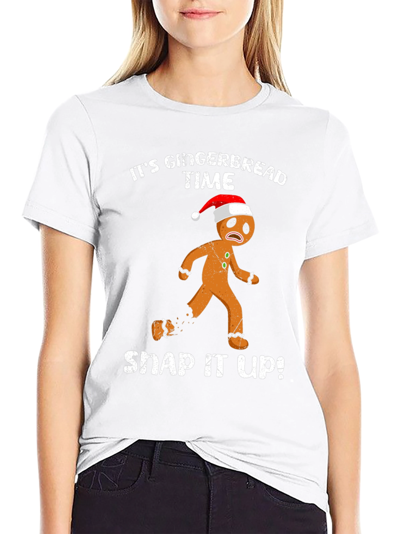 Gingerbread Time Funny Christmas T-Shirt