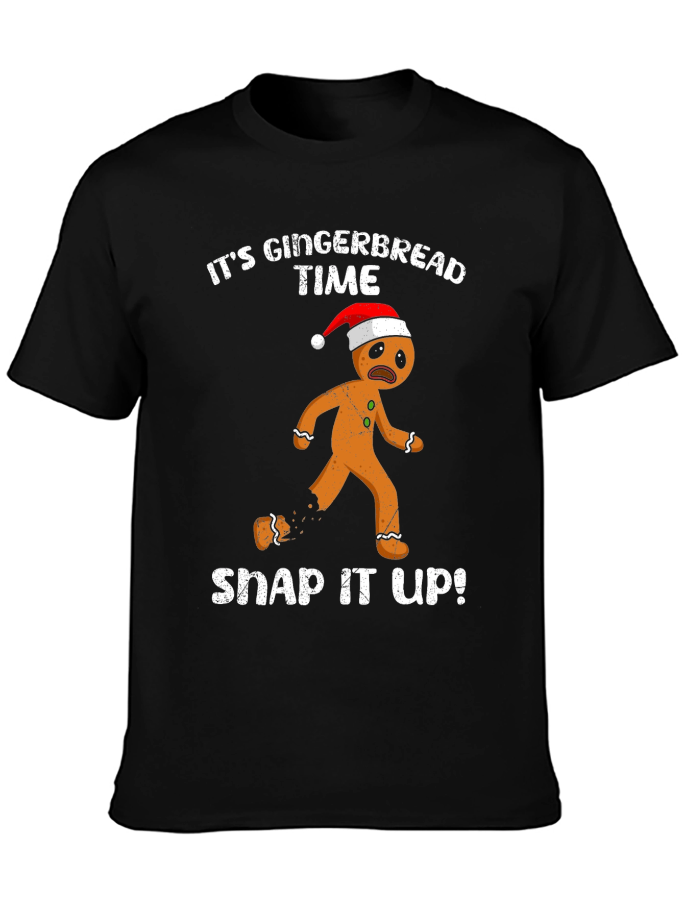 Gingerbread Time Funny Christmas T-Shirt