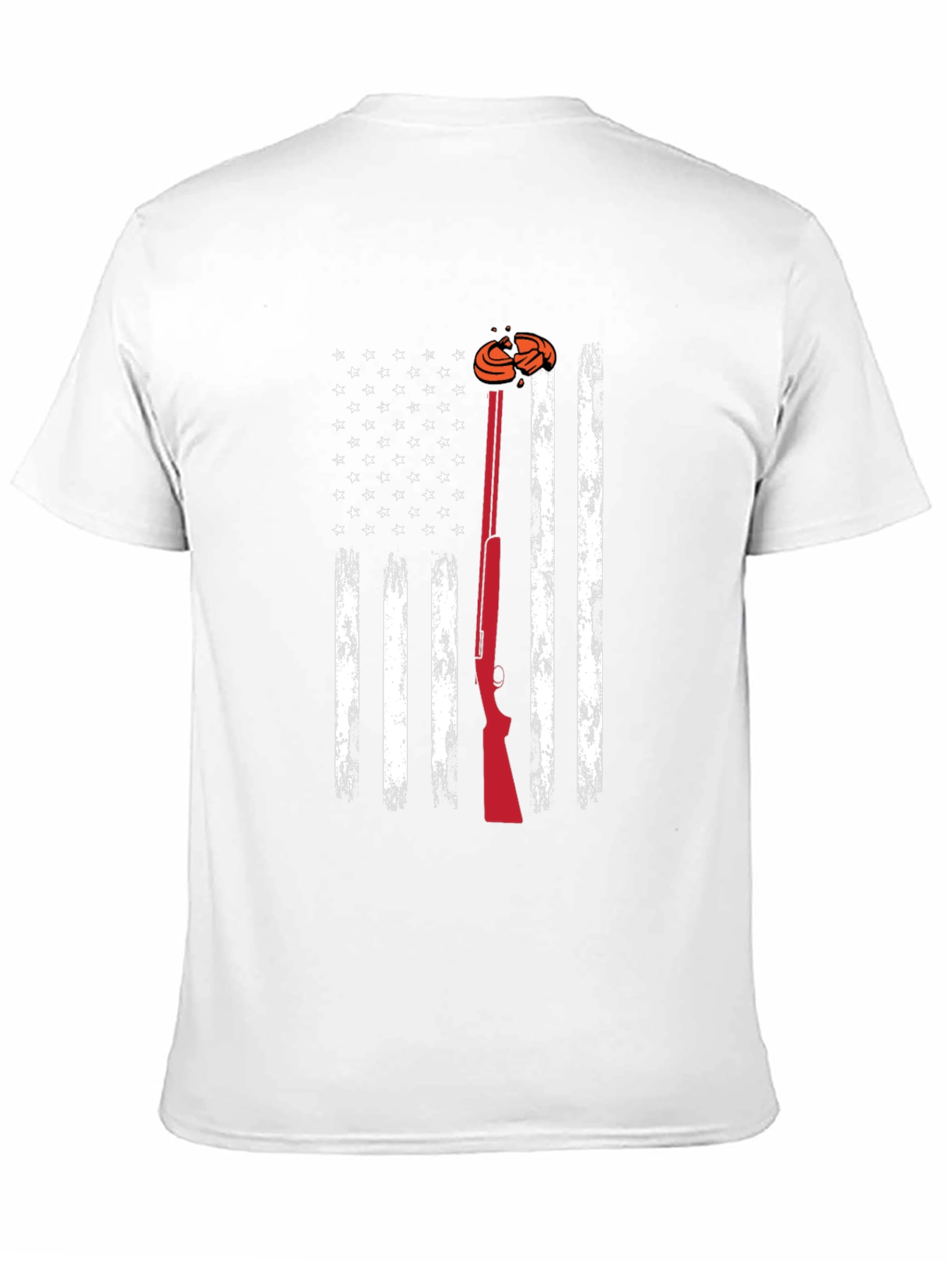 American Flag Clay Shooting T-Shirt