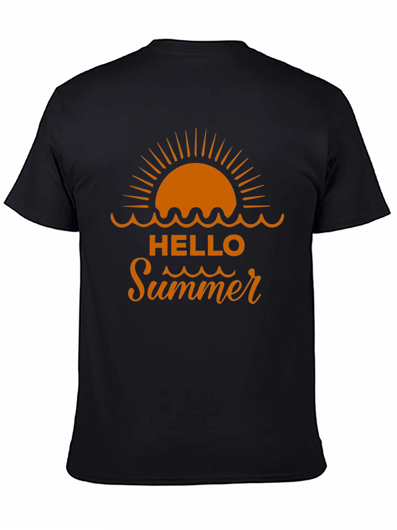 Hello Summer Graphic Tee - Beach Vacation Shirt