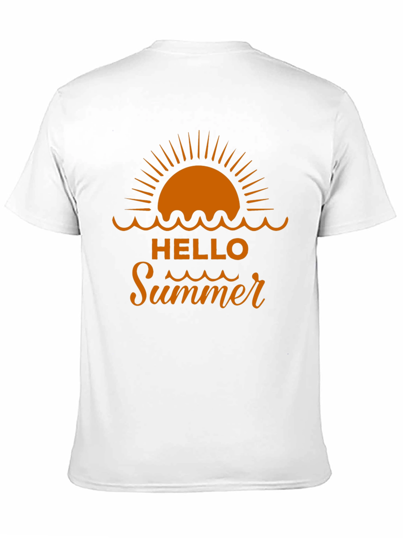 Hello Summer Graphic Tee - Beach Vacation Shirt