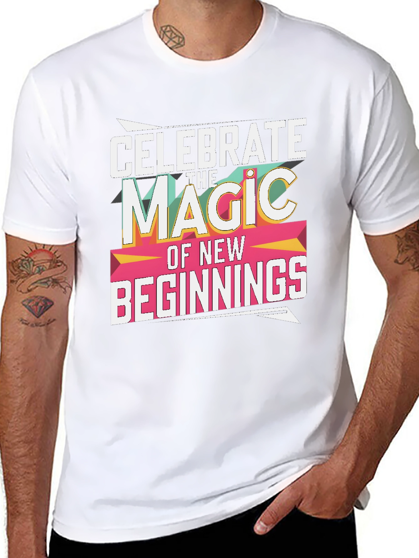 Celebrate New Beginnings Graphic Tee