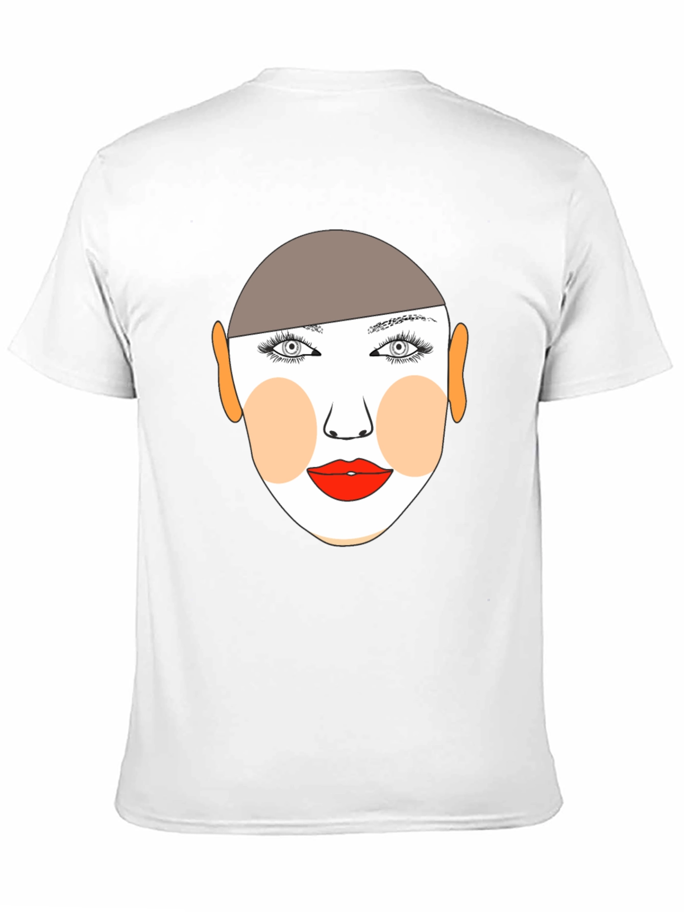Graphic Face Tee - Stylish Black T-Shirt