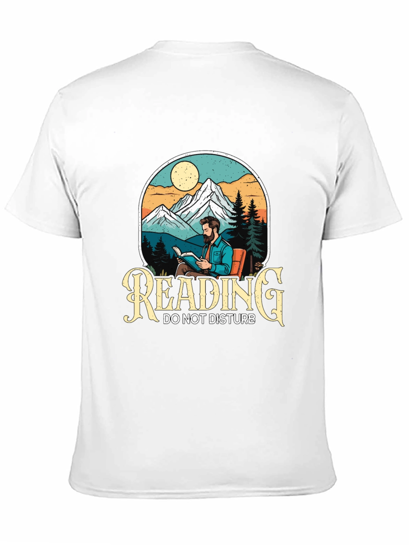 Reading Do Not Disturb Graphic T-Shirt
