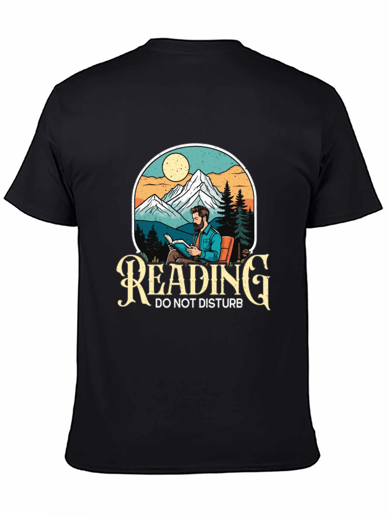 Reading Do Not Disturb Graphic T-Shirt