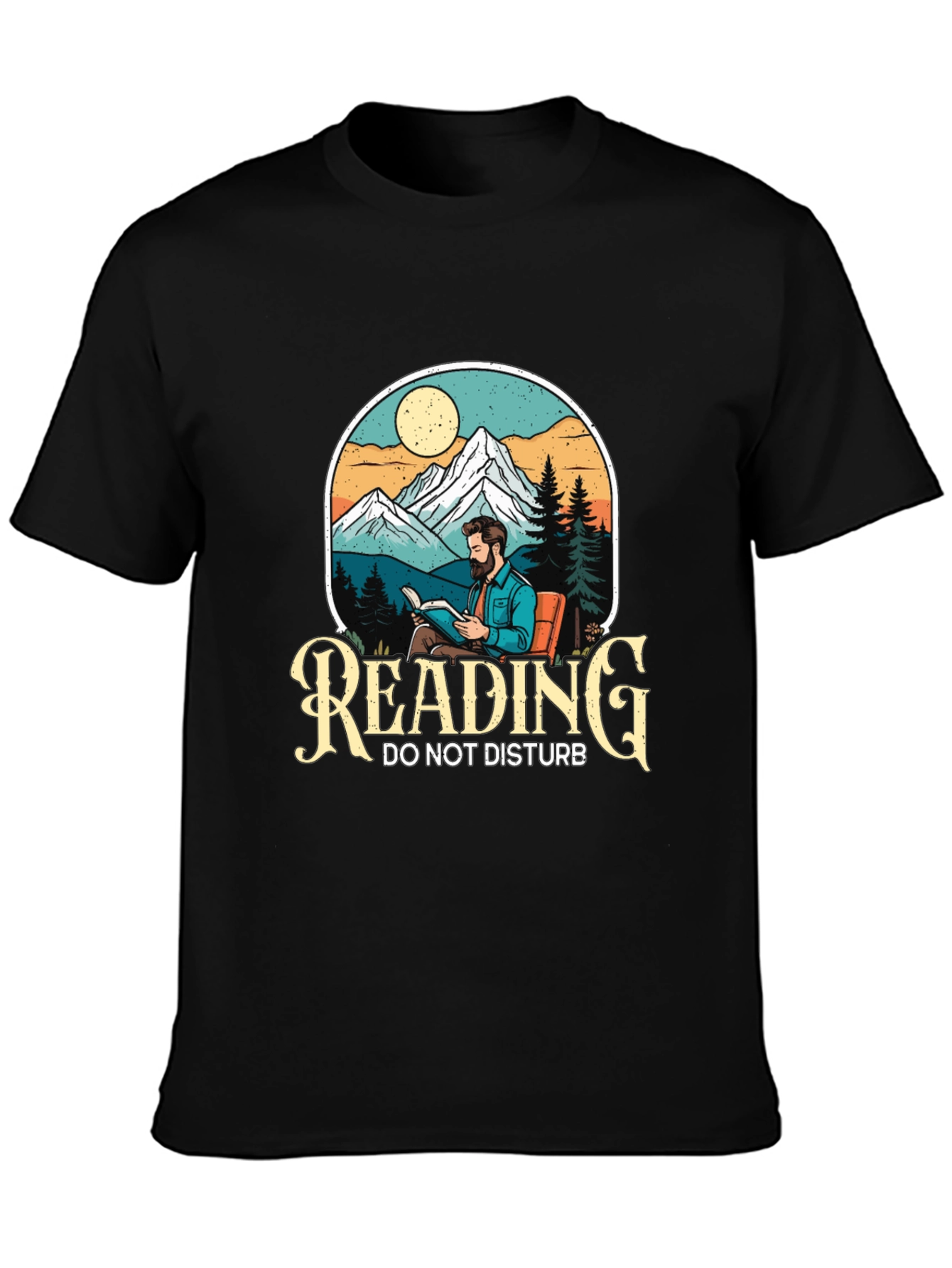Reading Do Not Disturb Graphic T-Shirt