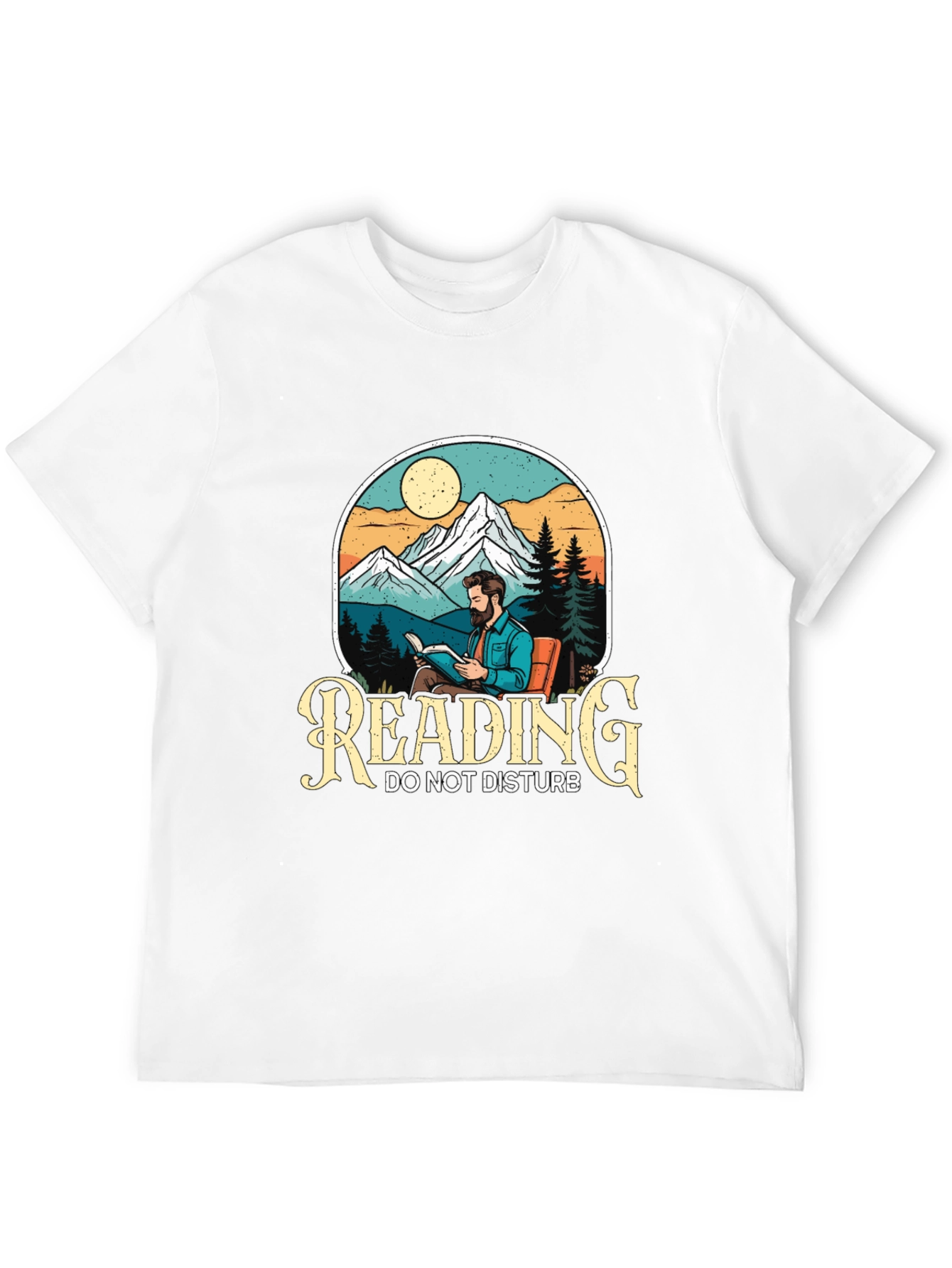Reading Do Not Disturb Graphic T-Shirt