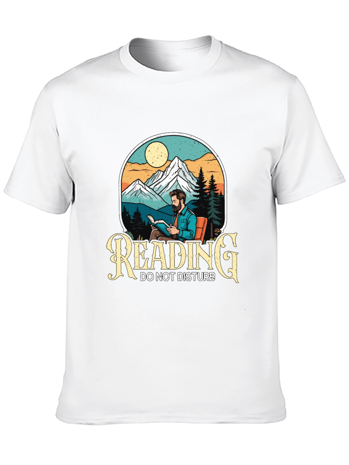 Reading Do Not Disturb Graphic T-Shirt