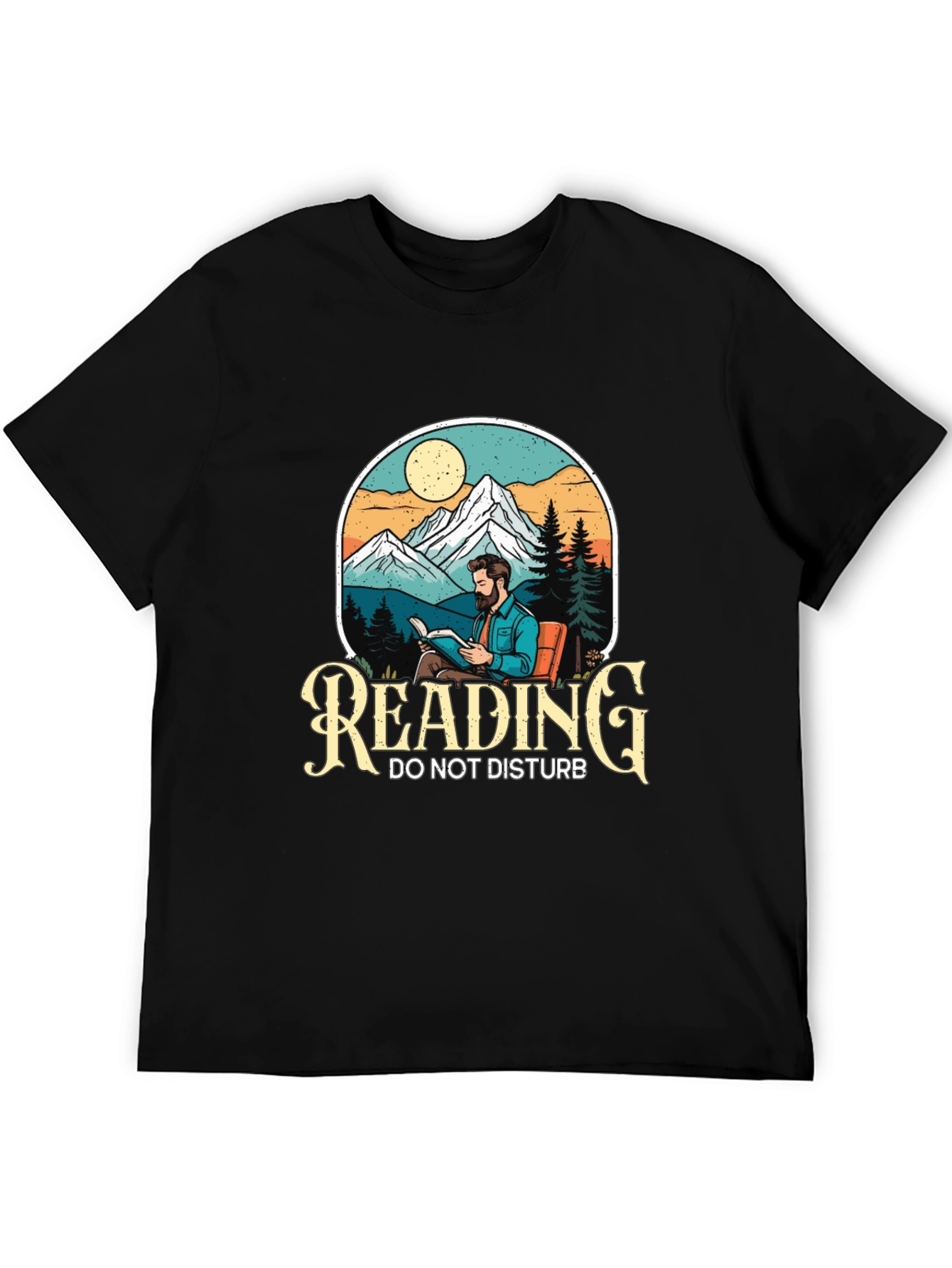Reading Do Not Disturb Graphic T-Shirt