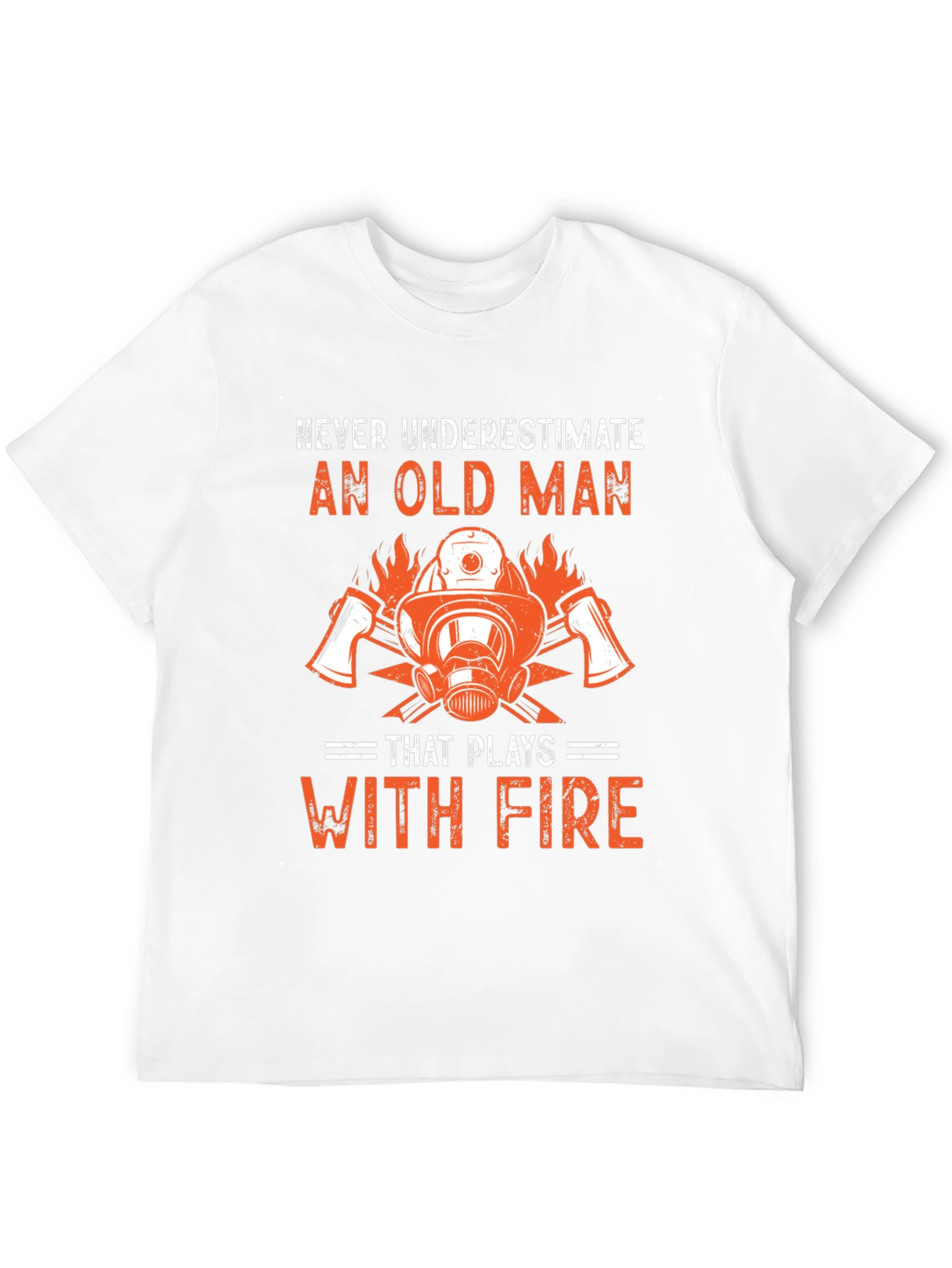 Firefighter Old Man T-Shirt