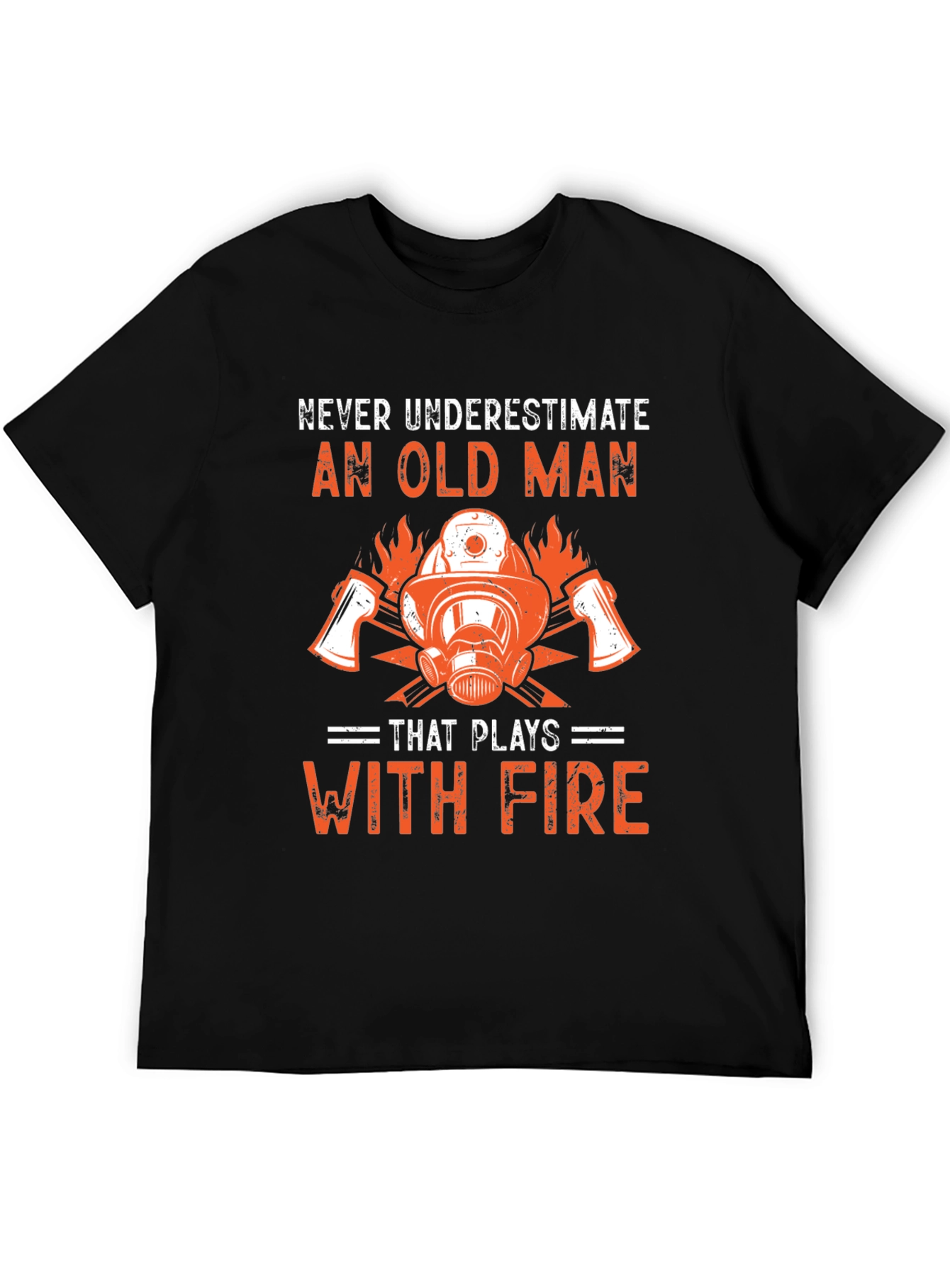 Firefighter Old Man T-Shirt