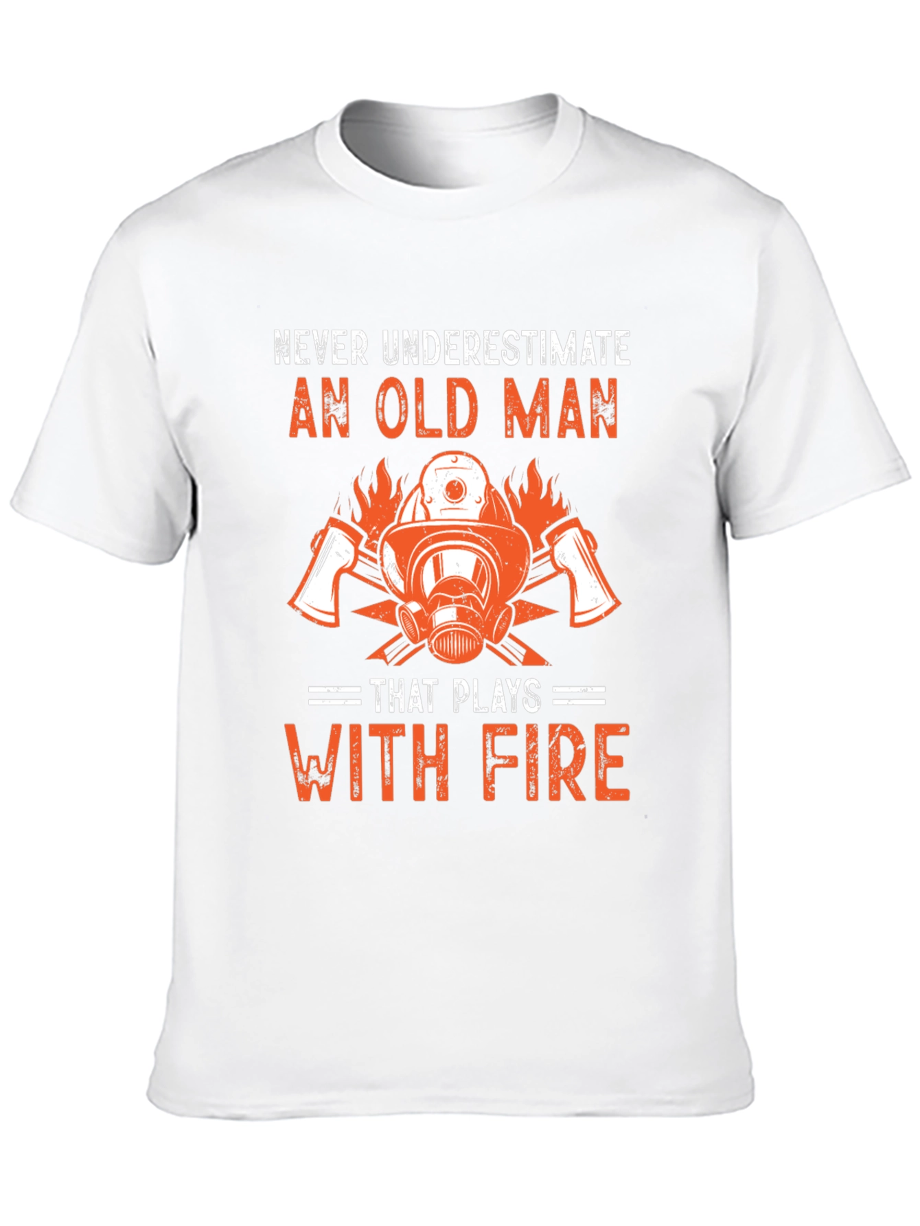 Firefighter Old Man T-Shirt