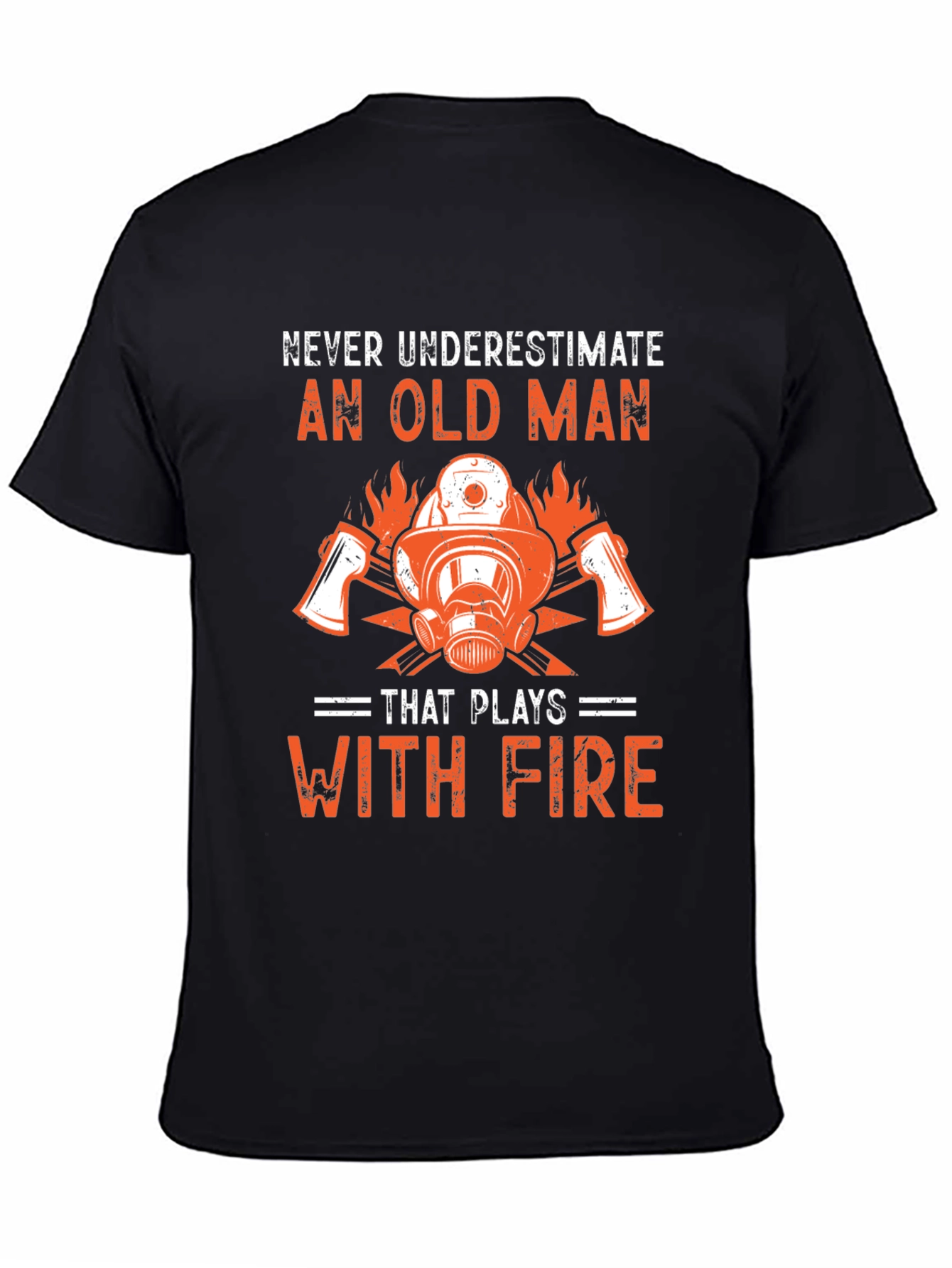 Firefighter Old Man T-Shirt