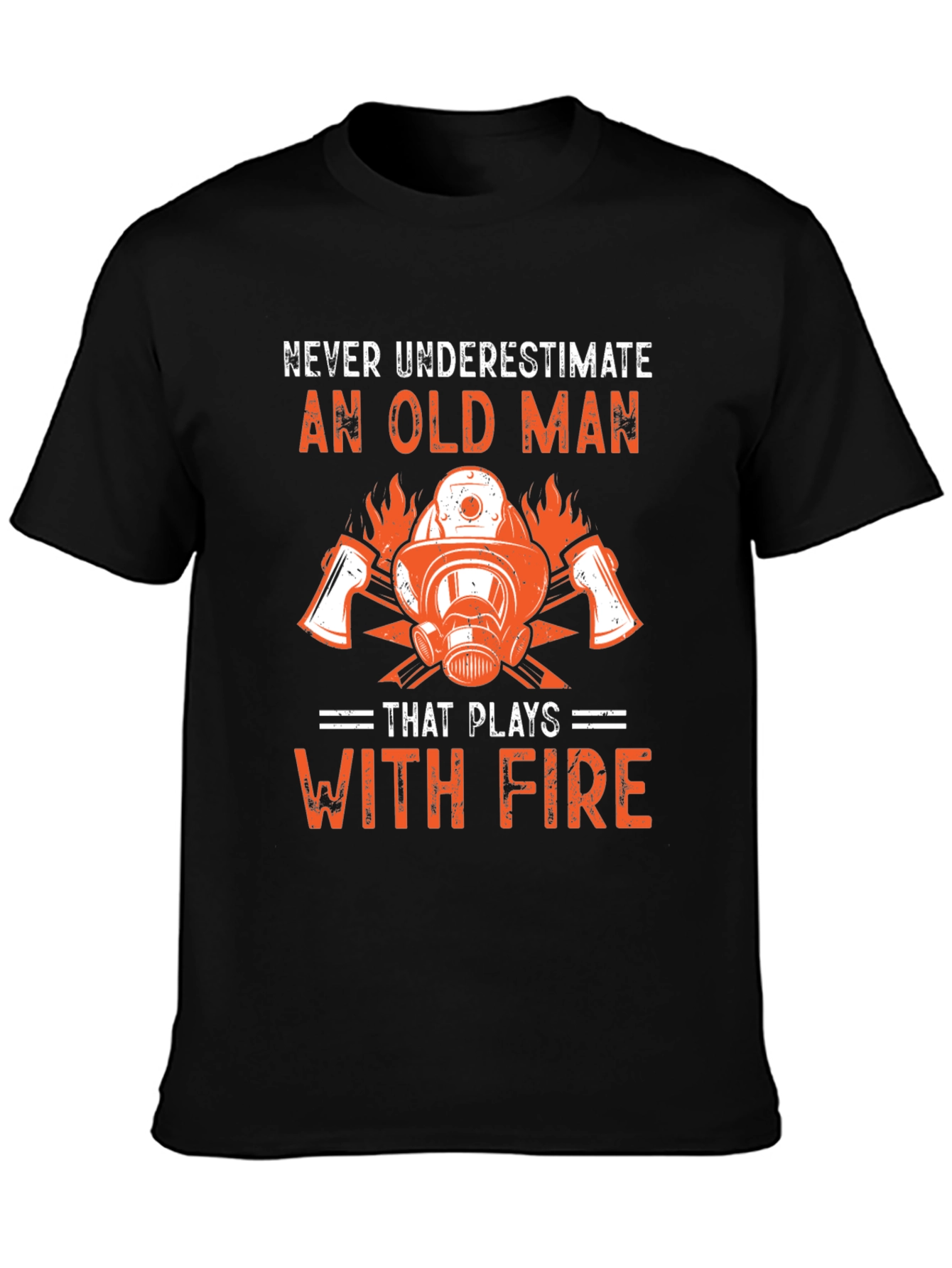 Firefighter Old Man T-Shirt