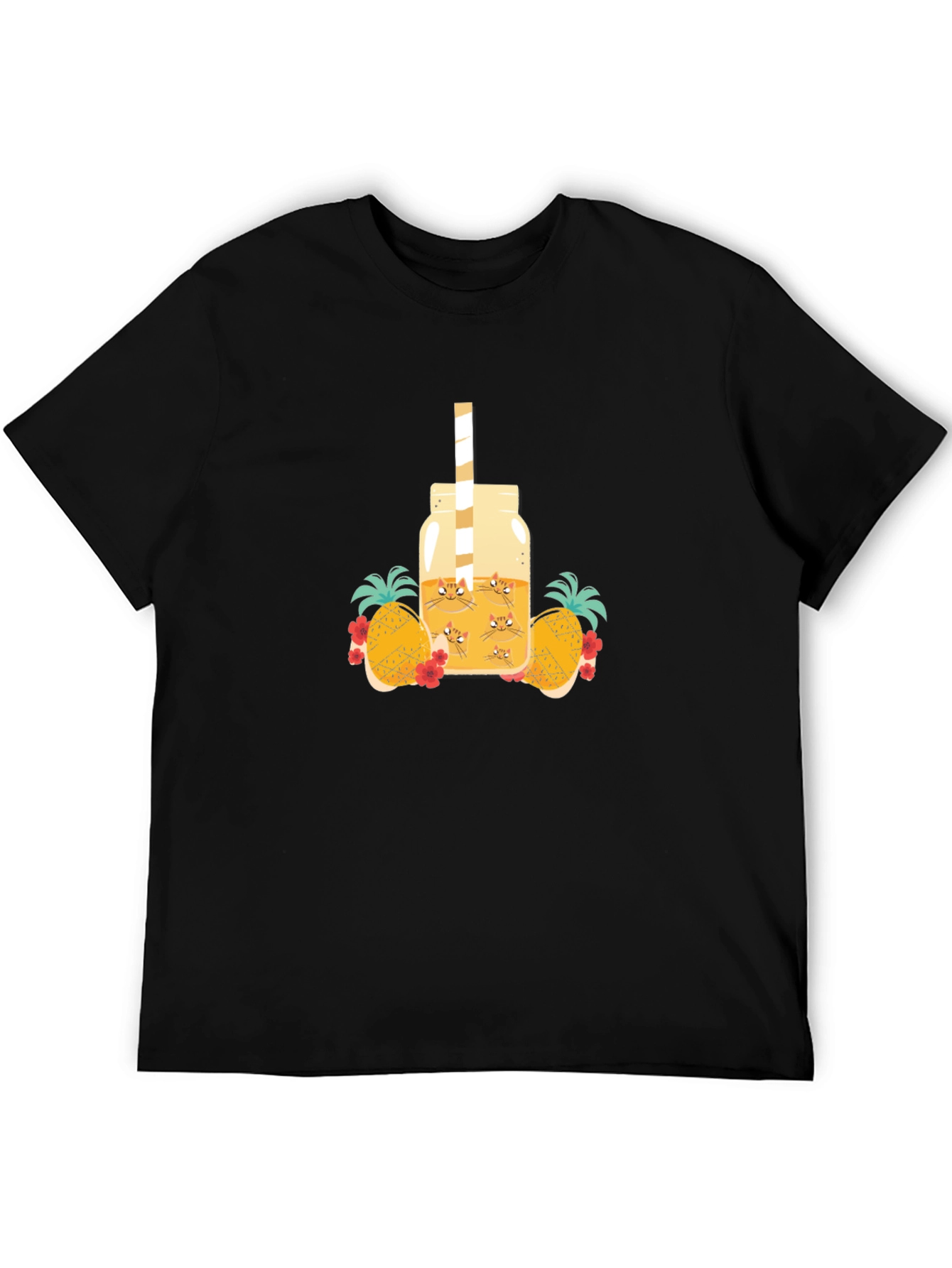 Pineapple Juice Cat T-Shirt