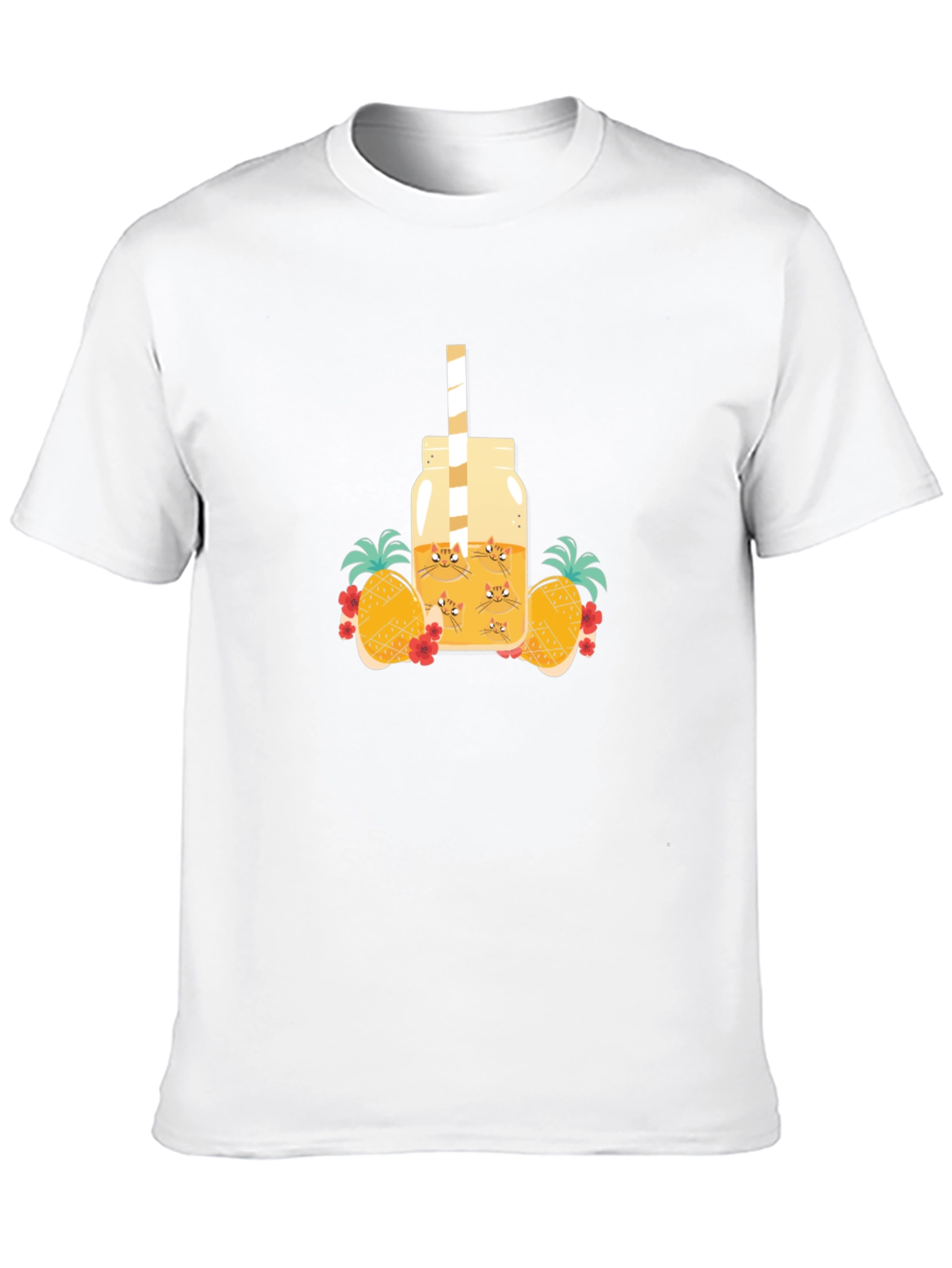 Pineapple Juice Cat T-Shirt