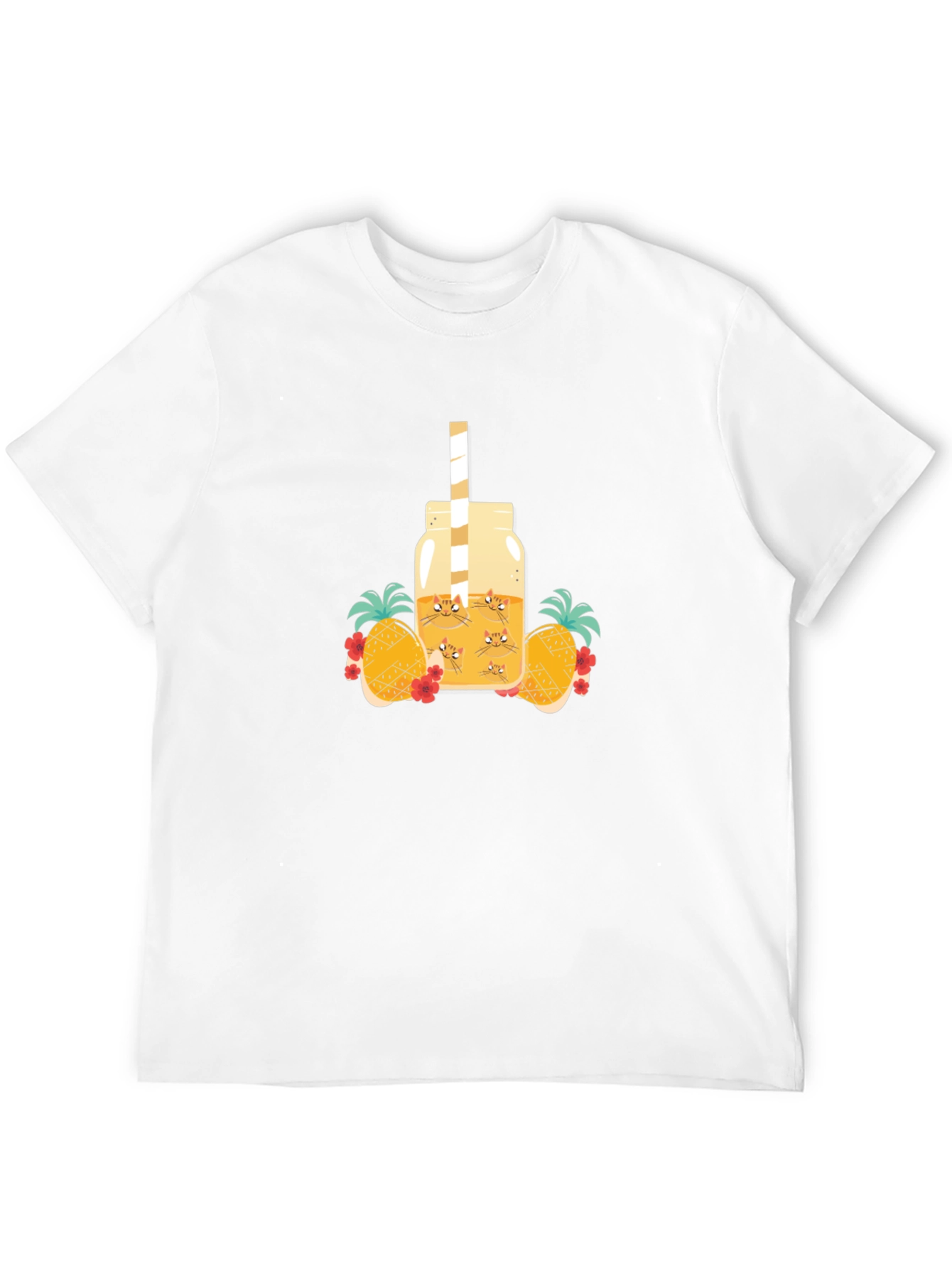 Pineapple Juice Cat T-Shirt