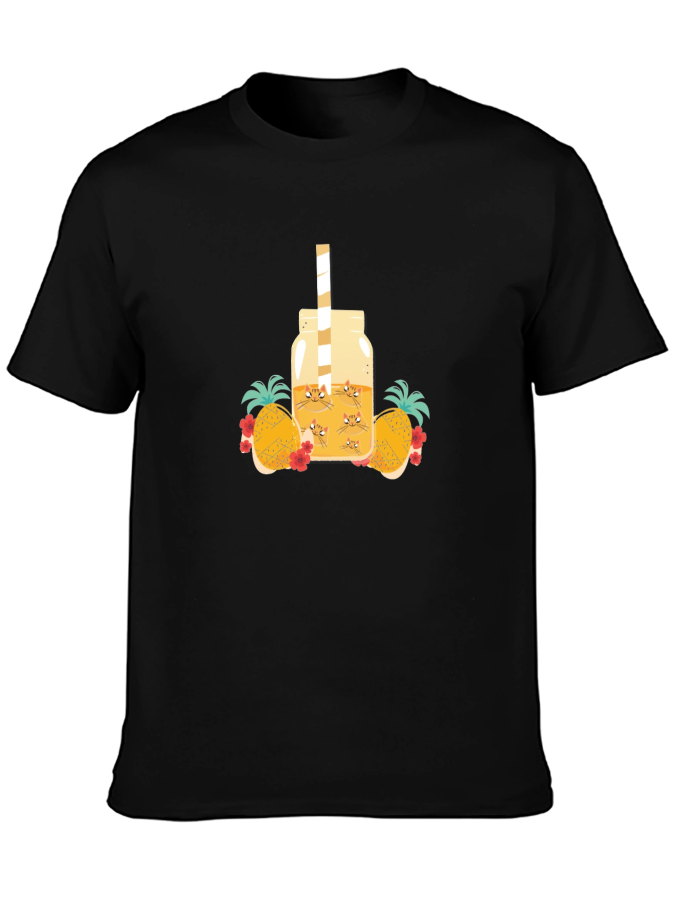Pineapple Juice Cat T-Shirt