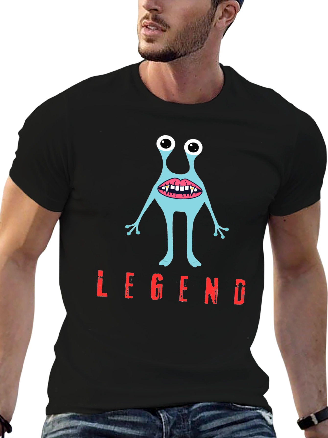 Legend Monster Graphic Tee - Stylish & Unique