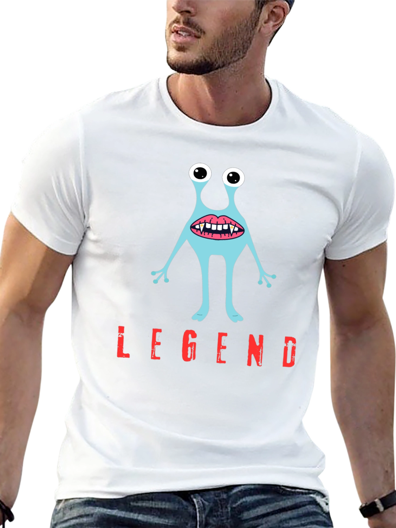 Legend Monster Graphic Tee - Stylish & Unique