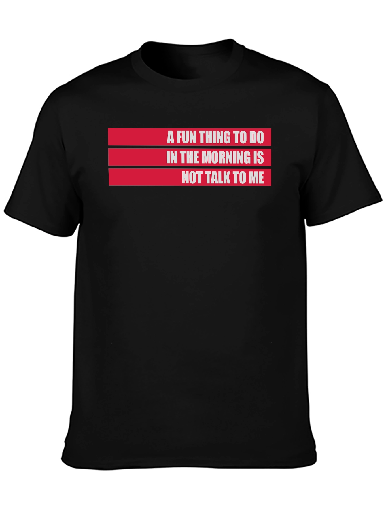 Funny Morning Introvert T-Shirt: Not Talk To Me