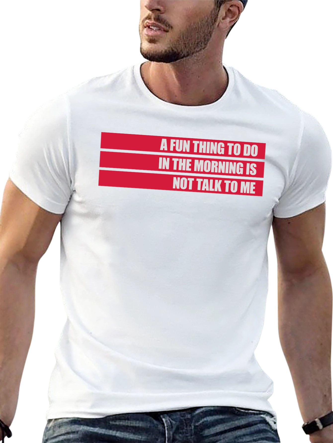 Funny Morning Introvert T-Shirt: Not Talk To Me