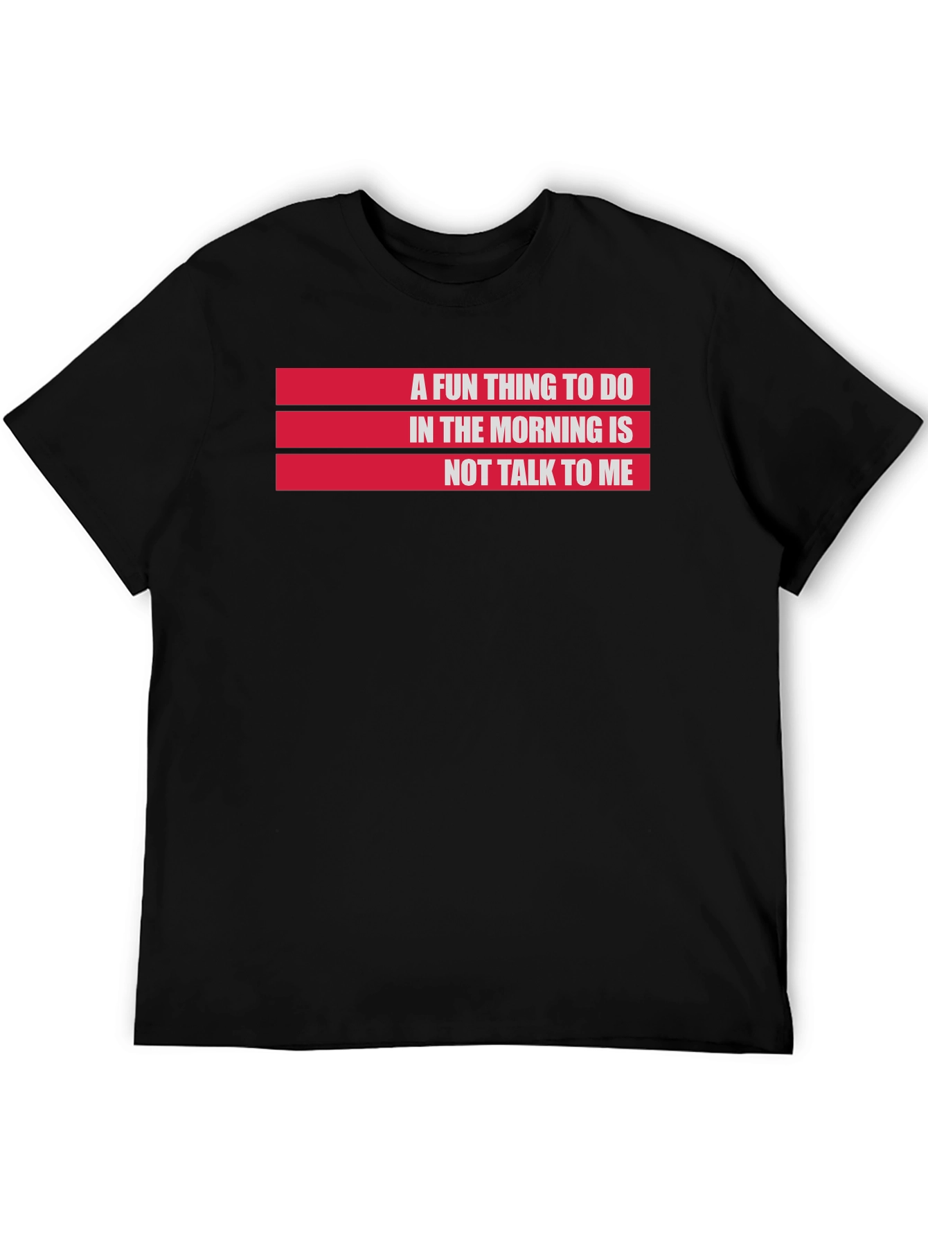 Funny Morning Introvert T-Shirt: Not Talk To Me