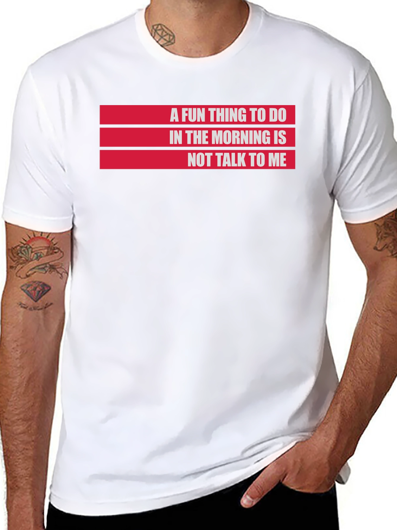 Funny Morning Introvert T-Shirt: Not Talk To Me