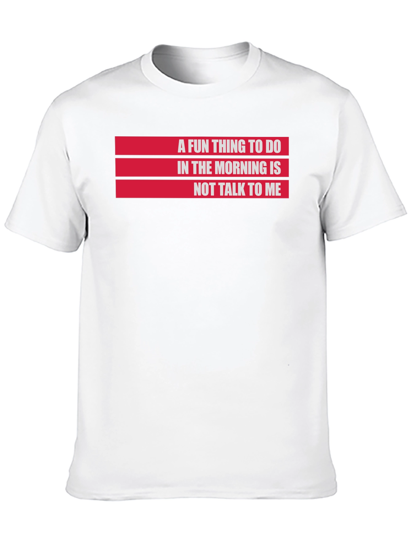 Funny Morning Introvert T-Shirt: Not Talk To Me