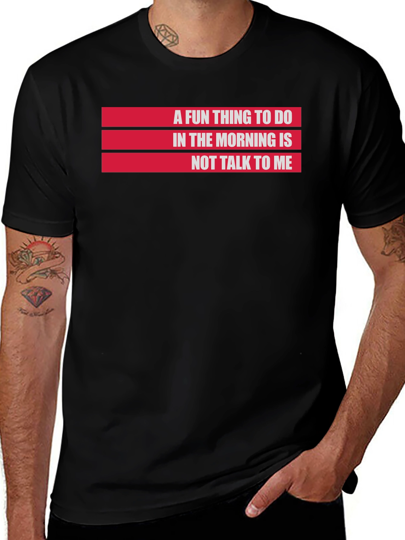 Funny Morning Introvert T-Shirt: Not Talk To Me