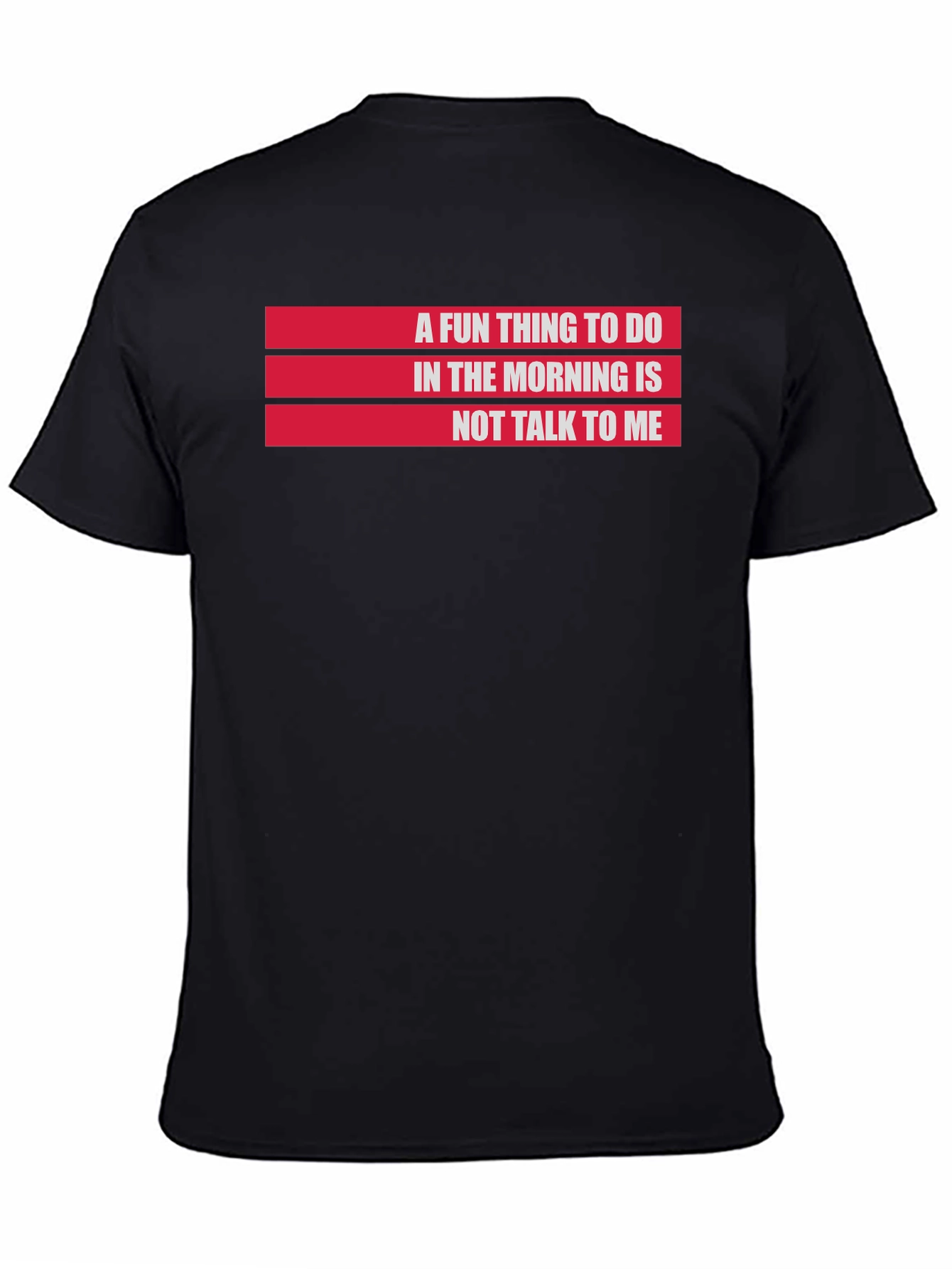 Funny Morning Introvert T-Shirt: Not Talk To Me